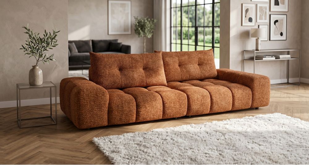 Canapé Calio profond effet nuage, dossier réglable et moelleux