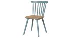 Chaise scandinave Paulin - Bleu - 2