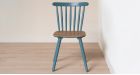 Chaise scandinave Paulin - Bleu - 4