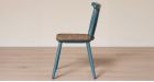 Chaise scandinave Paulin - Bleu - 5