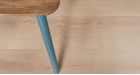 Chaise scandinave Paulin - Bleu - 7