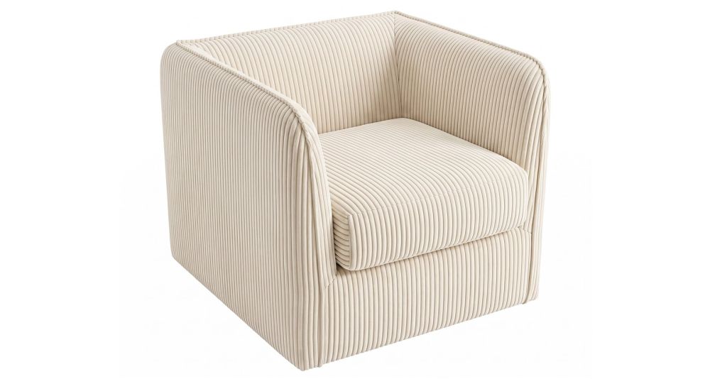Petit fauteuil Carlito cube, format compact Home Spirit