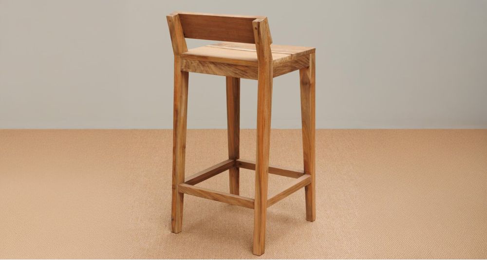 Lot de 2 chaises hautes de jardin Canggu