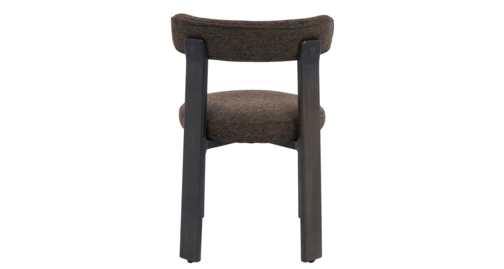 Chaise de repas marron Albany