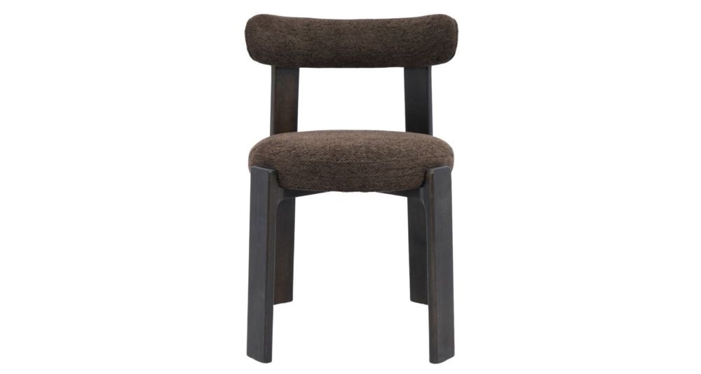 Chaise de repas marron Albany