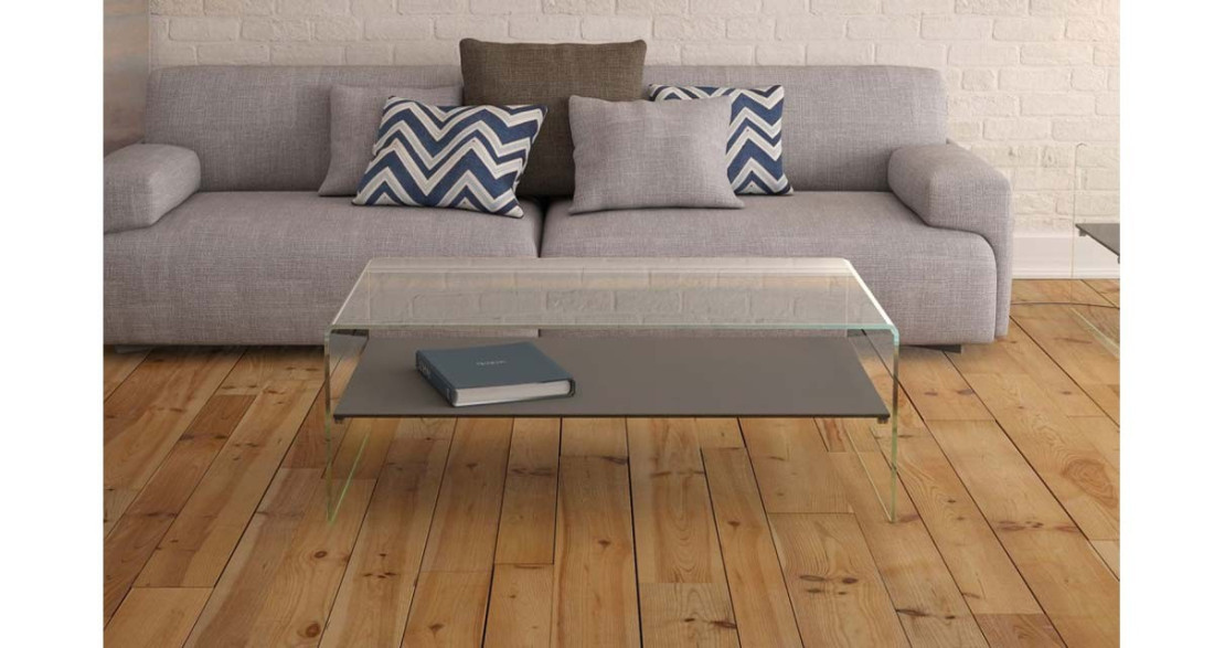Table Basse En Verre Double Plateau