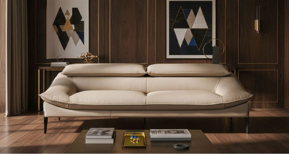 Canapé cuir design haut de gamme Firenze