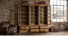 Grande vitrine classique en bois recyclé Hugoton - ambiance - 2