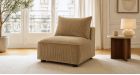 Chauffeuse simple Elena modulable - Home Spirit - ambiance - vue de biais