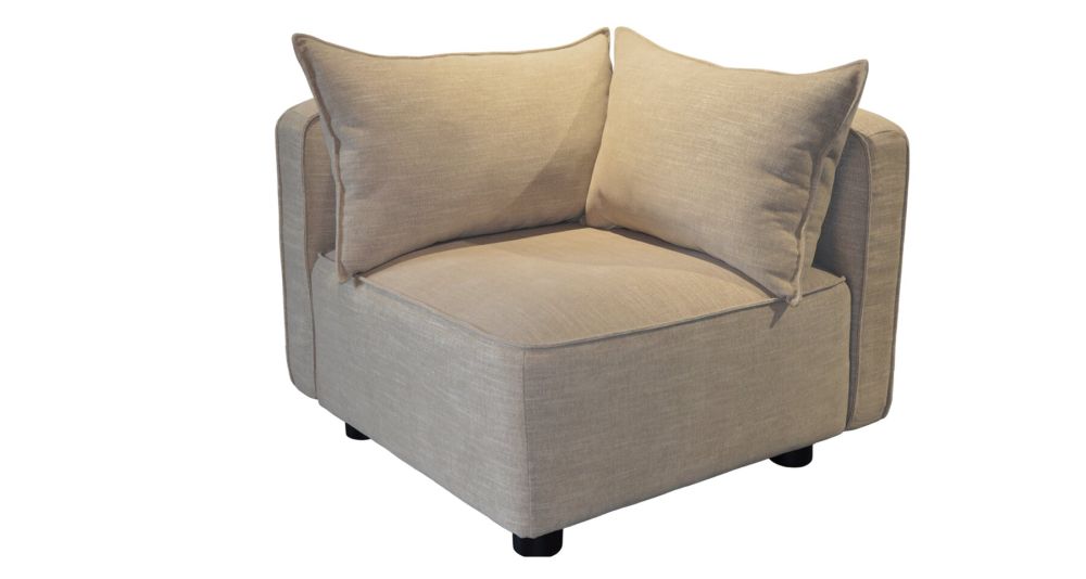 Chauffeuse d’angle Elena Home Spirit modulable haut de gamme