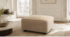 Pouf pour canapé modulable Elena - Home Spirit - ambiance - vue de biais
