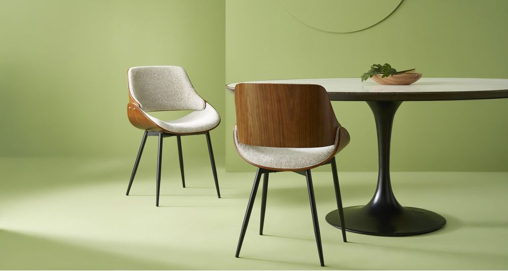 Lot 4 chaises vintage années 50 Mannix