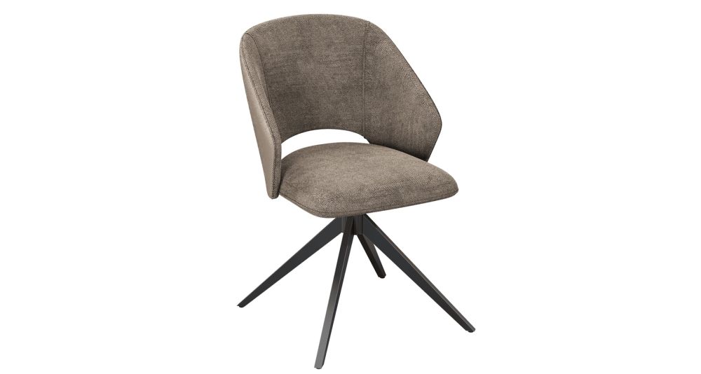 Lot de 2 chaises bi-matière Baia