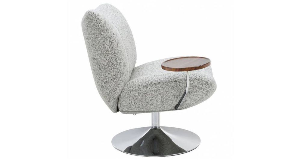 Fauteuil Nolan design avec tablette