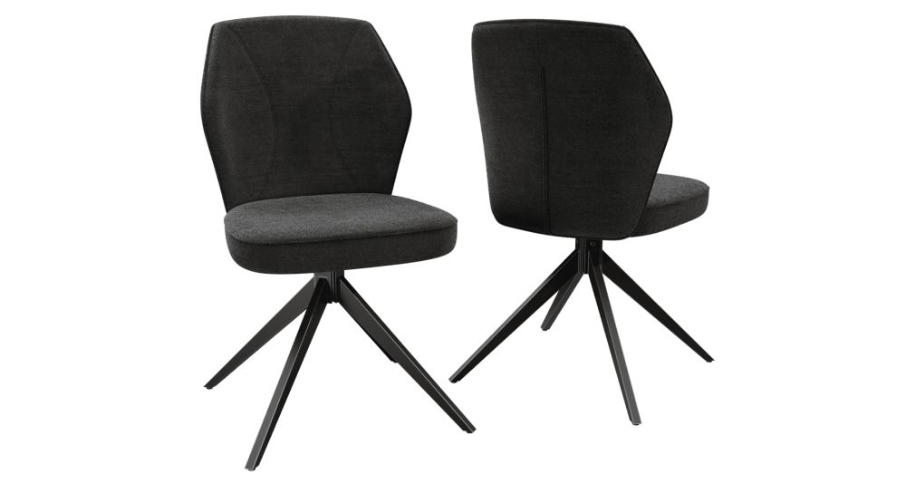 Lot de 2 chaises pivotantes Vienna