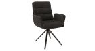 Lot de 2 chaises en tissu Helsinki Twill - Anthracite - 1
