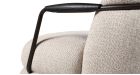 Fauteuil en tissu pivotant Michel - 7