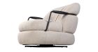 Fauteuil en tissu pivotant Michel - 6
