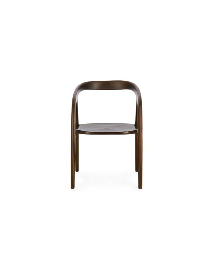Lot de 2 chaises en teck Dotty - Marron - 1