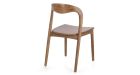Lot de 2 chaises en teck Miley - Naturel - 4