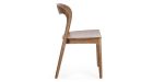 Lot de 2 chaises en teck Miley - Naturel - 3