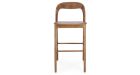Lot de 2 chaises de bar en teck Miley - Naturel - 2