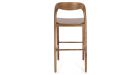 Lot de 2 chaises de bar en teck Miley - Naturel - 4