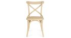 Lot de 4 chaises en rotin Cross - Naturel - 2