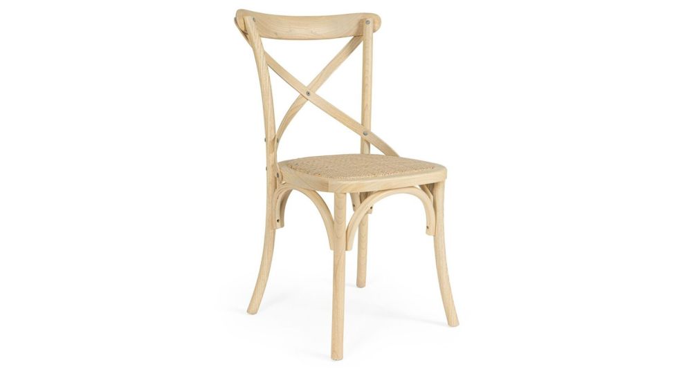 Lot de 4 chaises en rotin Cross