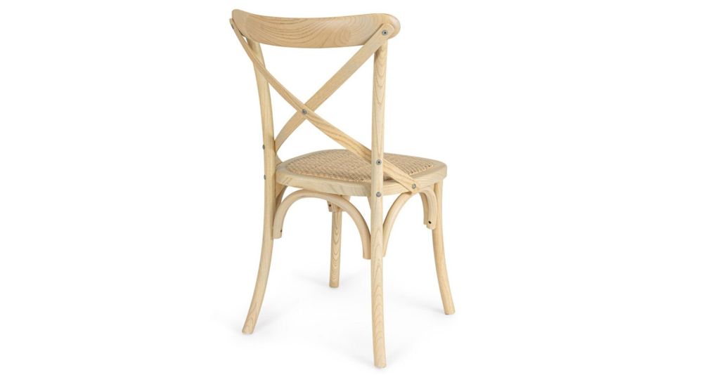 Lot de 4 chaises en rotin Cross