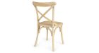 Lot de 4 chaises en rotin Cross - Naturel - 6