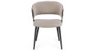 Lot de 2 chaises bi-matière Romy - Marron - 2