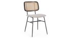 Lot de 4 chaises effet rotin Glenna - Naturel - 1