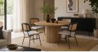 Lot de 4 chaises en cannage Glenna - Naturel - 6
