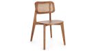 Lot de 2 chaises en boise de teck Abby - 1