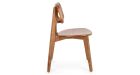 Lot de 2 chaises en boise de teck Abby - 3