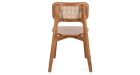 Lot de 2 chaises en boise de teck Abby - 5
