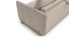 Canapé convertible accoudoirs fins Luma - Côté -1