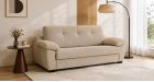 Canapé convertible rapido César - ambiance - tissu beige - 1
