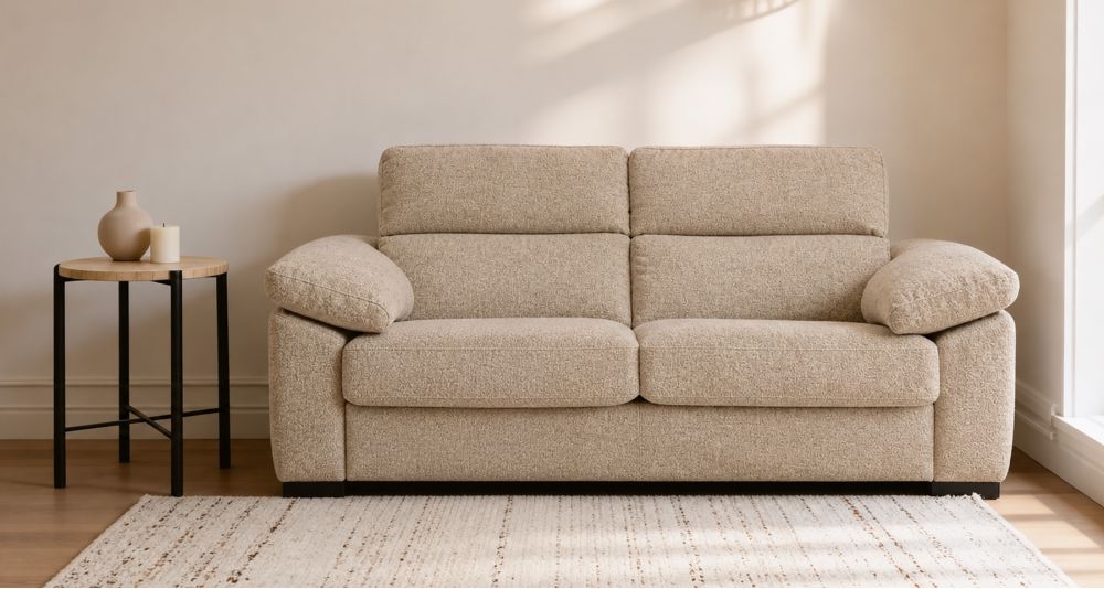 Canapé convertible couchage quotidien Lenny