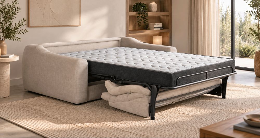 Canapé convertible rapido matelas 19 cm Rivoli