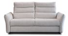 Canapé convertible Rapido dossier haut matelassé Dolce - Fond blanc - De face - Tissu Beige - 1