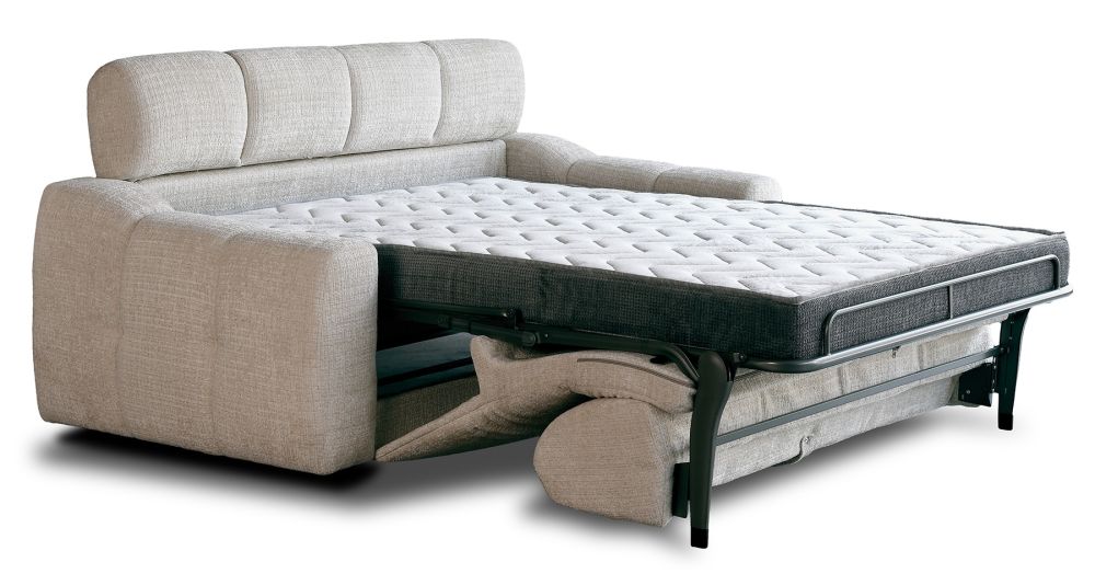 Canapé convertible Rapido matelassé à gros carreaux Lorenzo