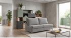 canapé convertible Rapido ultra compact Siena - Tissu Gris - Ambiance - De côté - 1