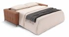 Canapé convertible cuir capitonné Rapido Lucca - Cuir terracotta - Déplier - 5