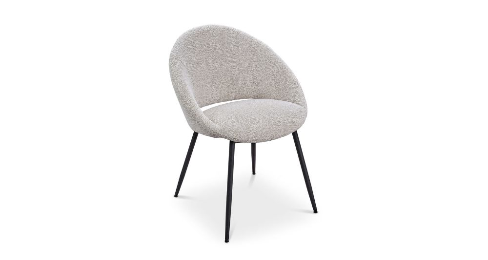 Lot de 2 chaises enveloppantes en tissu Lilou