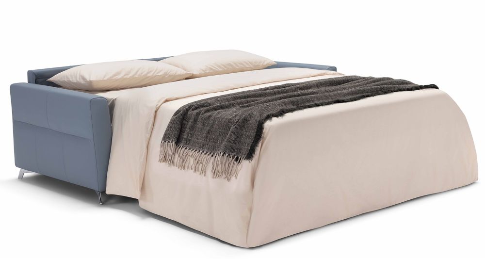 Canapé convertible cuir têtières réglables Amalfi