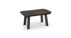 Table extensible en céramique avec allonge papillon Madrid - iron - fond blanc -160 - A 