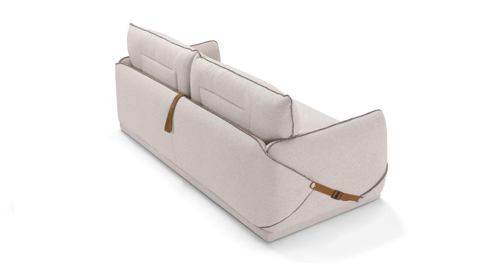 Canapé convertible bas 100% déhoussable Nivola