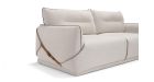 Canapé convertible bas 100% déhoussable Nivola - vue de côté - 3
